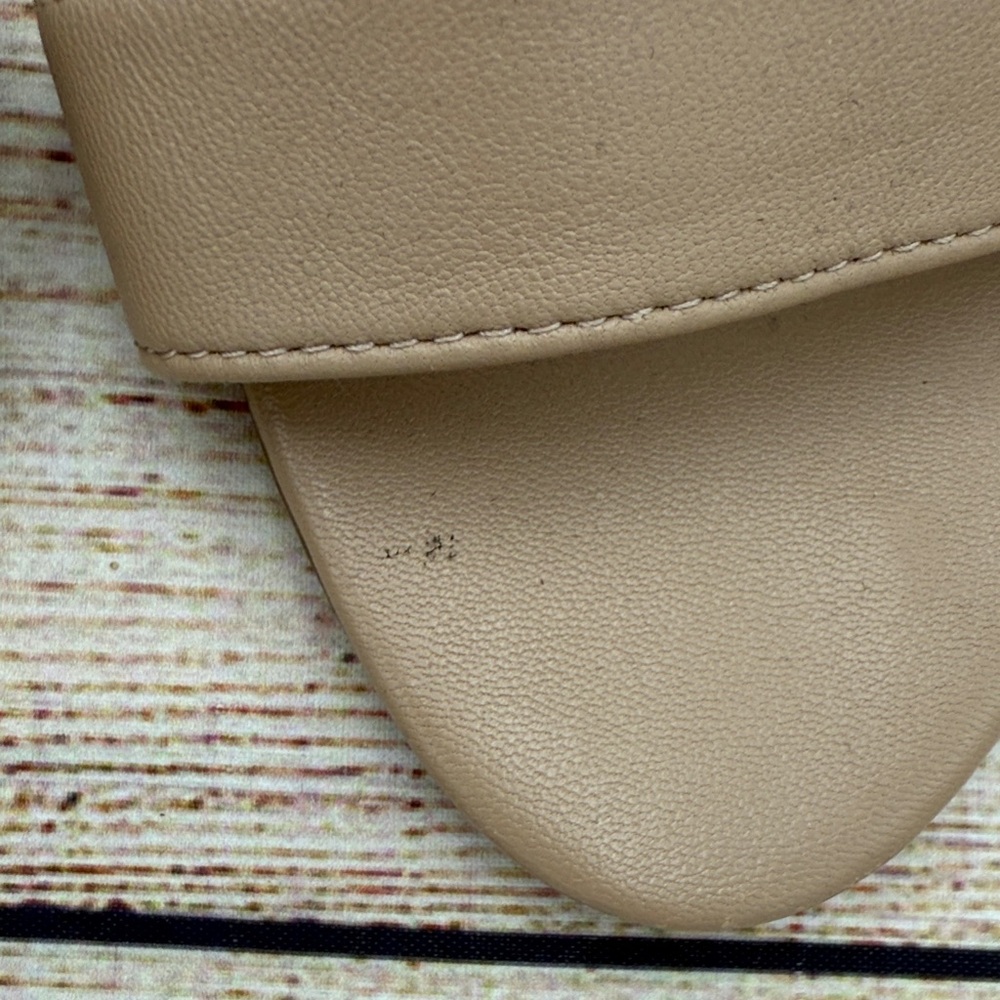 Steve Madden Beige Block Heel Sandals - Picture 4 of 11